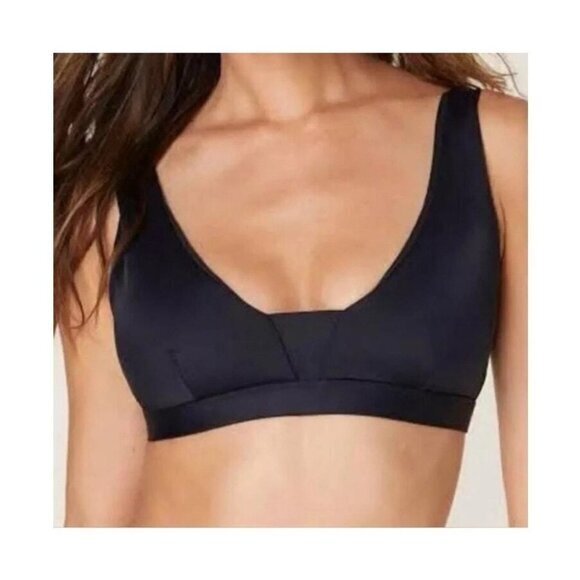 Andie Swim The Tahiti Bikini Top in Black Size S NWT - Picture 1 of 6